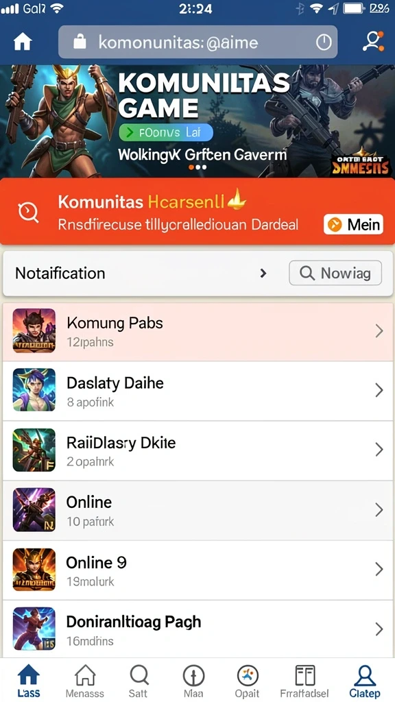 api77 - Mode multiplayer untuk bertanding dengan teman.