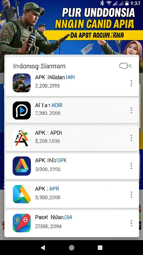 nusabet - Tampilan antarmuka yang modern dan user-friendly.